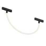 Трековый светильник однофазный  16W Белый-MIX SMART RAY DK8060-BK IP20 на шинопровод управляемый черный