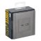 Розетка встраиваемая USB IEK FORTE&PIANO A+C 3,1А FP-U22-D31-K46 FP550 сталь