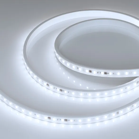 Светодиодная лента Белый 5630 220V 14W/m  72Led/метр герм 027051(2) ARL-PV-С72-15.5mm  IP65