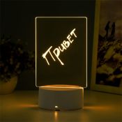 светильник-ночник RGB с маркером &quot;Записка&quot; 9,5х12,5х16 см, USB/3хAA