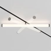 Трековый светильник 25W Белый теплый Ларк/LARC Exility 360deg TR086-2-25W3K-B на магнитный шинопровод черный