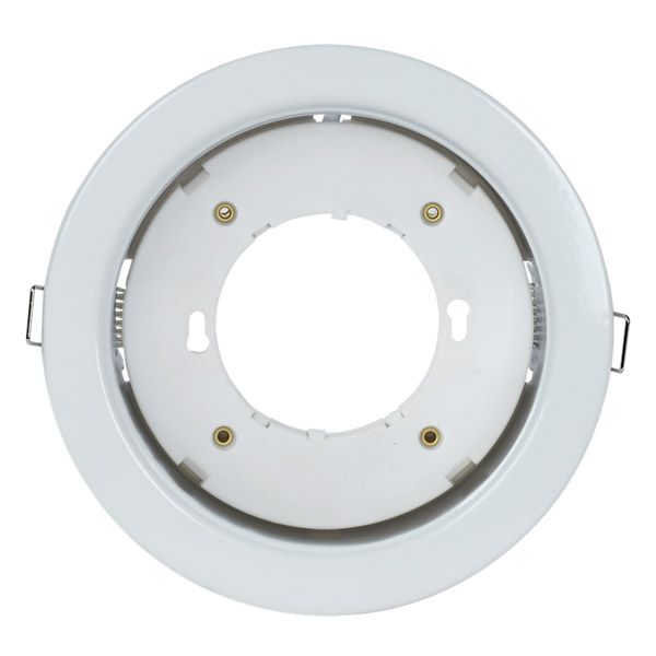 Встраиваемый светильник без лампы IEK LIGHTING 4115 LUVB0-GX70-1-K01 GX70 белый круглый