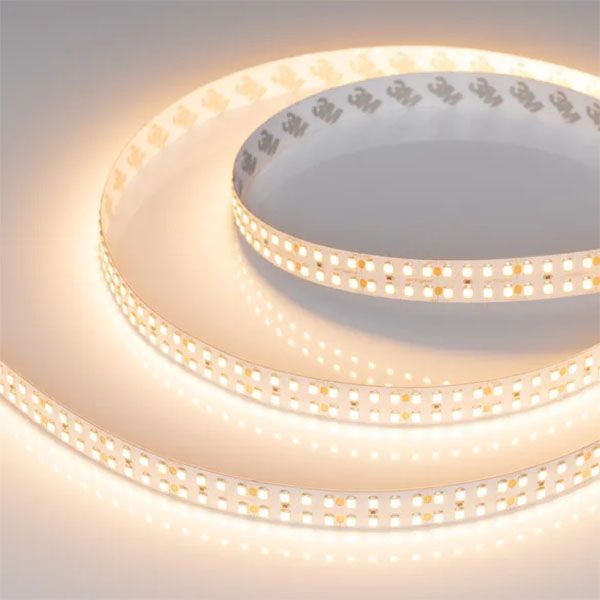 Светодиодная лента Белый теплый 2835 24V 24W/m 320Led/метр 032605(2) RT-A320-15mm 2700K LUX