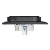 Штепсельная розетка встраиваемая двойная IEK SKANDY 16А SK-R24-16-K02-F SK-R07Bl с з/к с з/ш в сборе черный