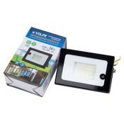 прожектор Белый  30W UL-00011679 ULF-Q518 30W-6500K SENSOR IP65 220-240V BLACK с датчиком движения и освещенности Volpe