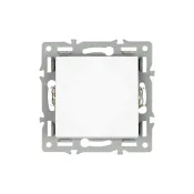 Выключатель встраиваемый одноклавишный Arlight 043710 SWT-MK01-PL-WH белый