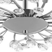 Люстра на штанге Lightstar без лампы 791184 ISABELLE 8х40W G9 хром