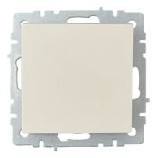 Выключатель встраиваемый одноклавишный перекрестный IEK BRITE BR-V13-0-10-K10 ВС10-1-3-БрКр бежевый