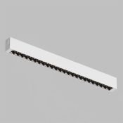 Трековый светильник однофазный  18W Белый-MIX SMART GRILL DK8002-WB IP20 на шинопровод управляемый белый/черный