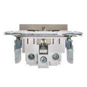 Штепсельная розетка встраиваемая IEK SKANDY 16А SK-R11-16-K10 SK-R05B с з/к без з/ш арктический бежевый