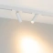 Магнитный трековый светильник 12W Белый теплый MAG-SPOT-25-R120 30deg  24V на магнитный шинопровод белый 050078