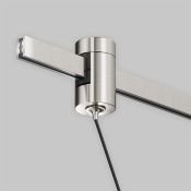 Трековый подвесной светильник 12W Белый теплый TR157-1-12W3K-PT Фокус / Focus Led Flarity IP20 платина