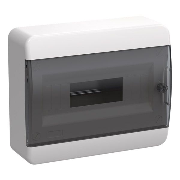 Корпус пластиковый TF5-KP12-N-12-41-K01-K03 ЩРН-П-12 IP41 черная прозрачная дверь TEKFOR IEK