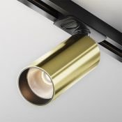 Трековый светильник 12W Белый теплый Фокус/Focus LED Unity 50deg TR021-1-12W3K-W-BBS IP20 на шинопровод латунь