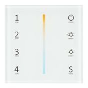 Панель встраиваемая Sens 027118 SMART-P38-MIX White (230V, 4 зоны, 2.4G)