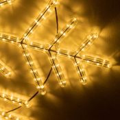 фигура из дюралайта 35W Белый теплый СНЕЖИНКА 034259 ARD-SNOWFLAKE-M10-1000x900-576LED IP65