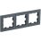 Рамка пластик 3 поста IEK BRITE BR-M32-K53 РУ-3-БрГ графит