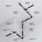 Шинопровод однофазный TRX034-422.12B Exility 2.0м черный магнитный встраиваемый под ГКЛ