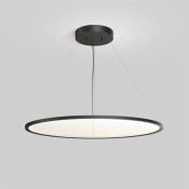Подвесной светильник  80W Белый -MIX DENKIRS VEIL DK6621-BK 230V с ПДУ круглый черный