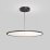 Подвесной светильник  80W Белый -MIX DENKIRS VEIL DK6621-BK 230V с ПДУ круглый черный