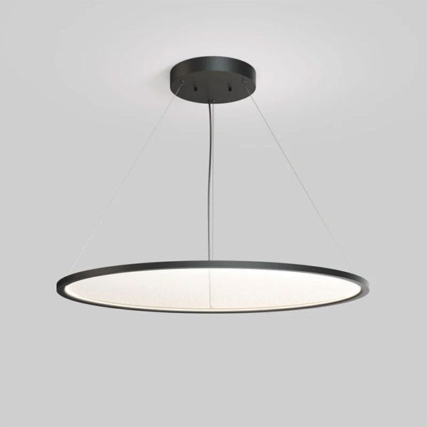 Подвесной светильник  80W Белый -MIX DENKIRS VEIL DK6621-BK 230V с ПДУ круглый черный