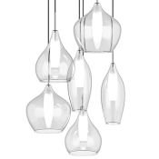 Люстра подвесная Lightstar без лампы 803061 PENTOLA 6х25W G9  хром/прозрачный