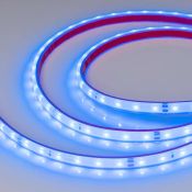 Светодиодная лента Синий 2835 24V  4.8W/m 60Led/метр герм (полная силиконовая экструзия) 034160 RTW-PFS-A60 LUX IP68