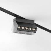 Трековый светильник 10W Белый теплый TR077-2-10W3K-B Точки / Points Rot Gravity 3000K чёрный