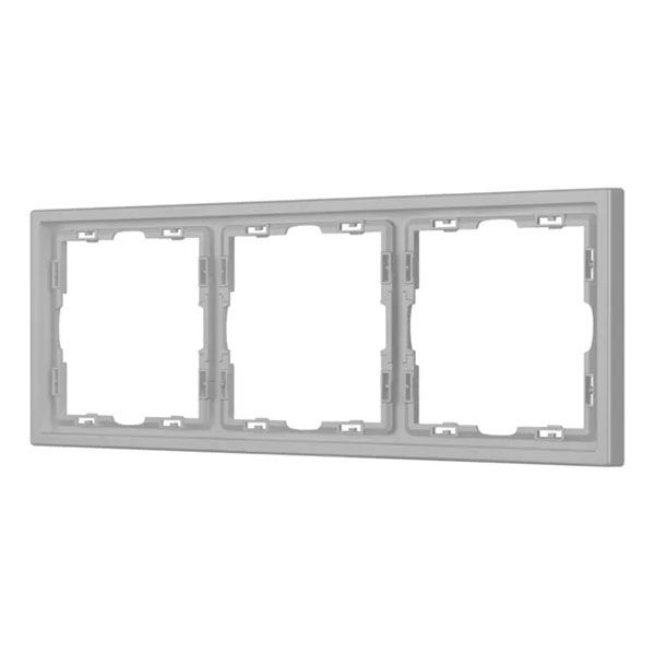 Рамка пластик 3 поста Arlight FRM-NOBE-SFPL-3-IS 059459 никель