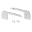 Заглушка ARH-STAIR-W65 SILVER 055464 (комплект)