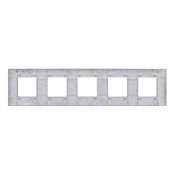 Рамка пластик 5 постов IEK SKANDY SK-M52-K03 SK-F05Gr серый