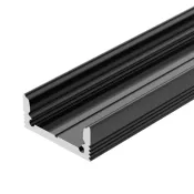 алюминиевый профиль S-LUX SL-SLIM-H7-2000 BLACK 037110