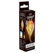 лампа ретро накаливания Vintage форма свеча на ветру 60W UL-00000483 IL-V-CW35-60/GOLDEN/E14 ZW01 диммируемая