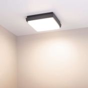 светильник  10W Белый дневной 032426 LGD-AREA-S175x175 220V IP54 квадратный накладной серый