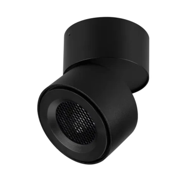 Накладной светильник  12W Белый теплый-MIX 058606 SP-POINT-SURFACE-R85 36deg 220V откидной поворотный круглый черный