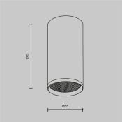 Накладной светильник Maytoni 10W C010CL-01W-N Фокус / Focus 1*GU10 белый