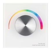 Панель встраиваемая Rotary  033764 SMART-P8-RGB-G-IN White (12-24V, 3x4A, 1 зона, 2.4G)
