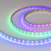 Светодиодная лента 12V  8W/m 041615(1) SPI-P-B60-12mm RGB-PX1-BPT (5060, 300) герм (силиконовая трубка)