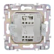 Выключатель встраиваемый одноклавишный IEK SKANDY SK-V10-0-10-K37 SK-V01Sh шампань