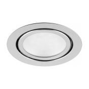 Круглый светильник   3W Белый дневной 28904 Feron LN7 220V IP20 встраиваемый хром