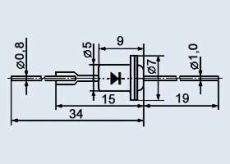 Стабилитрон      6.8V    1.0W 2С468А