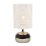 светильник настольный без лампы UML-B307 E14 SILVER-WHITE UL-00012423 белый/серебристый