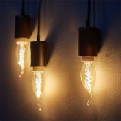 лампа ретро накаливания Vintage форма свеча на ветру 60W UL-00000483 IL-V-CW35-60/GOLDEN/E14 ZW01 диммируемая