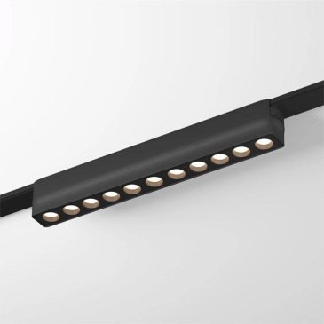 Трековый светильник  12W Белый теплый AIR GRILL DK5305-BK IP20 на магнитный шинопровод черный