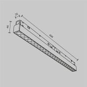 Трековый светильник 24W Белый дневной Точки/Points Exility 36deg TR031-2-24W4K-W на магнитный шинопровод белый
