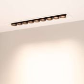 Встраиваемый светильник  20W Белый теплый  031931 MS-ORIENT-BUILT-TURN-TC-S67x300-20W 220V IP20 прямоугольный белый с черной вставкой
