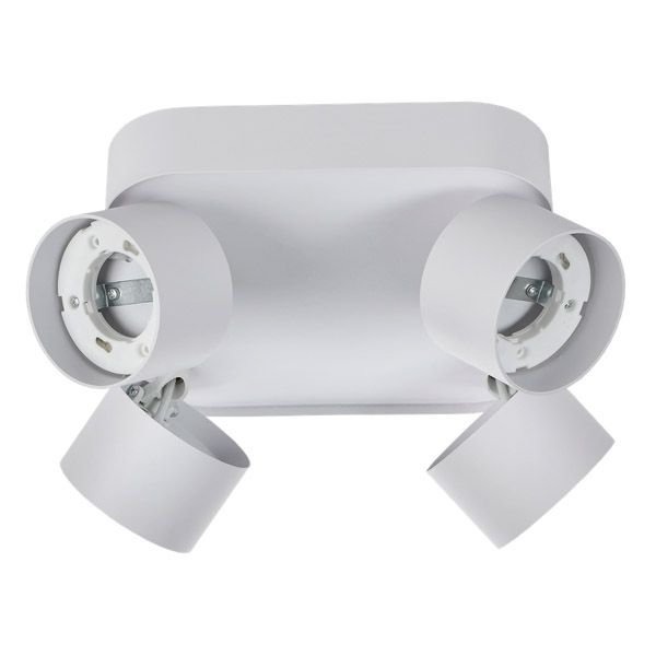 Накладной светильник без лампы IEK LIGHTING 4044 LT-UPB0-4044-GX53-1-K01 xGX53 цилиндр поворотный белый