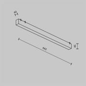 Светильник Белый дневной 24W Базис/Basis Parity 120deg TR129B-24W4K-B подвесной для текстильной системы черный