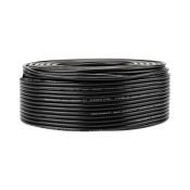 Кабель коаксиальный RG58A/U (50 Ом) чёрный 100м