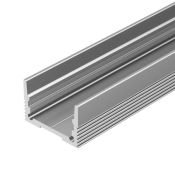 алюминиевый профиль S-LUX SL-SLIM20-H13-2000 ANOD 023721